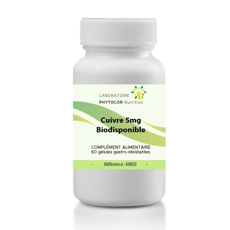 Cuivre 5mg Biodisponible VM05