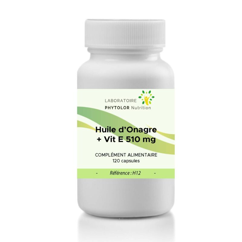 Huile d’Onagre + Vit E 510 mg H12
